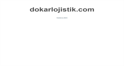 Desktop Screenshot of dokarlojistik.com